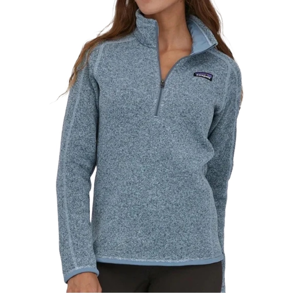 Patagonia Women's Steam Blue Better Sweater 1/4 Zip Fleece, Size XS